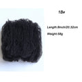 Sleek Afro Kinky Bulk Synthetic Hair Black for Braiding Twist Dreadlock African Braids Hair 36 Inch Long-lasting Color