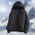 High-End Outdoor Cold-resistant Puffer Jacket Men Autumn Winter Seamless Heat-sealed Hooded Parkas Man Fashion Urban Down Coats