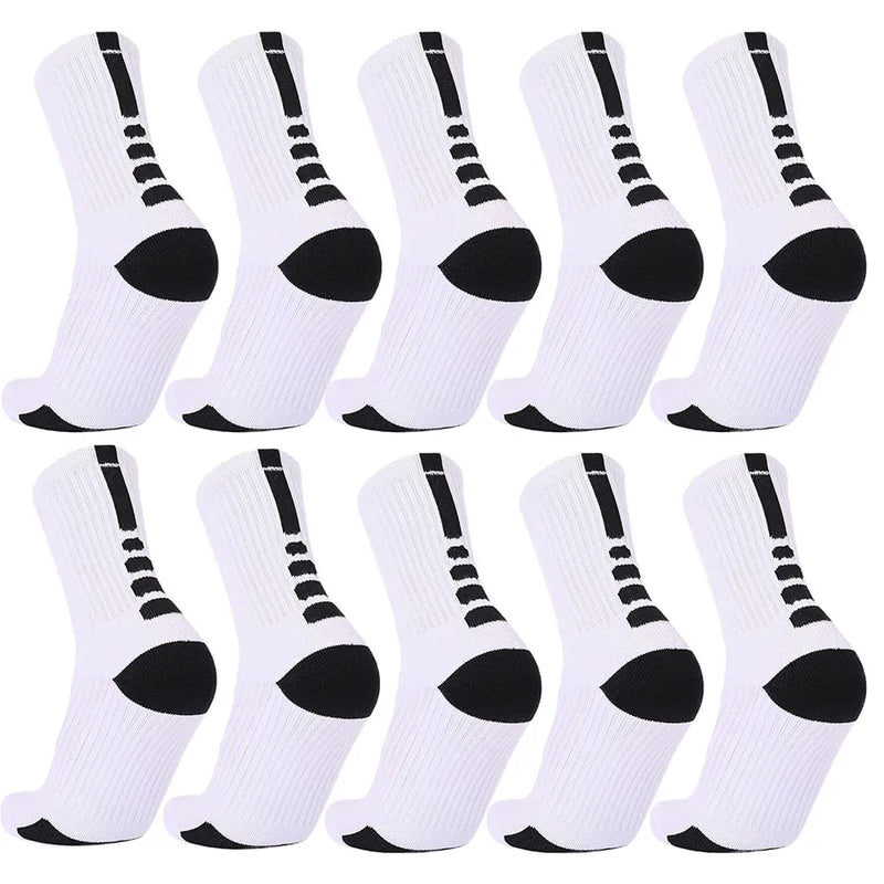 10Pairs Light Cushion Sport Socks for Men Women Football | SAMAG
