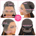 1B/30 Black and Blonde Highlights Bone Straight Human Hair Wigs 4/27 Highlight 13x4 13x6 HD Lace Human Hair Wig 30 36 Inch
