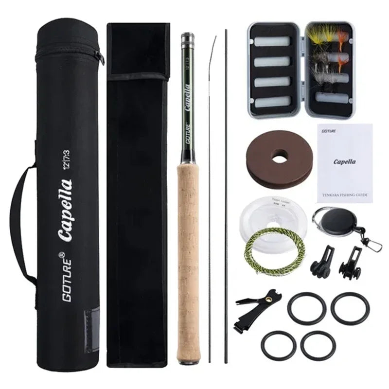Goture Portable Telescopic Fly Fishing Rod Kit 12FT/3.6M - View 2 | SAMAG