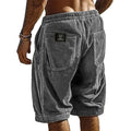Men's Retro Corduroy Casual Shorts Fashion Solid | SAMAG