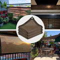 Durable Brown Protection Canopy - Outdoor Sun Shade Net | SAMAG