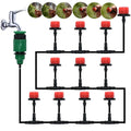 Micro Drip Irrigation System Portable 20M Automatic Watering with Adjustable Drippers Misting Watering Kits Garden Hose