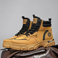 Brand Men's High-top Ankle Boots 2026 Autumn New Outdoor Quality Working Shoes Man Sneaker Hard-Wearing Non-slip Safety Shoes