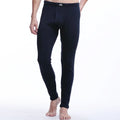 Modal autumn and winter men's fleece thickened slim-fitting cotton pants youth single-piece leggings, long johns, thermal pants