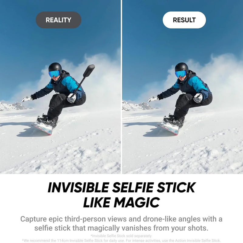 Insta360 X4 Air 5.7K 360° Action Camera FlowState Stabilization Waterproof Vlog Sports Cam for Travel Cycling
