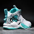 Men's High Top Basketball Shoes Thick Bottom Anti Slip Sneakers Casual Comfortable Outdoor Athletic Training Unisex Sports Shoes