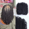 Sleek Afro Kinky Bulk Synthetic Hair Black for Braiding Twist Dreadlock African Braids Hair 36 Inch Long-lasting Color