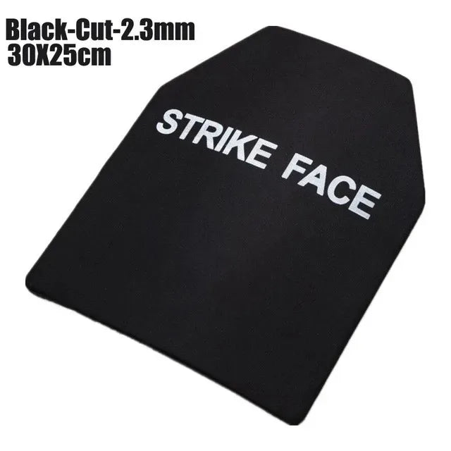 Level NIJ IIIA Protective Composite Steel Plate 25X30CM board tactical insertion board backpack deck defense shield self-defense