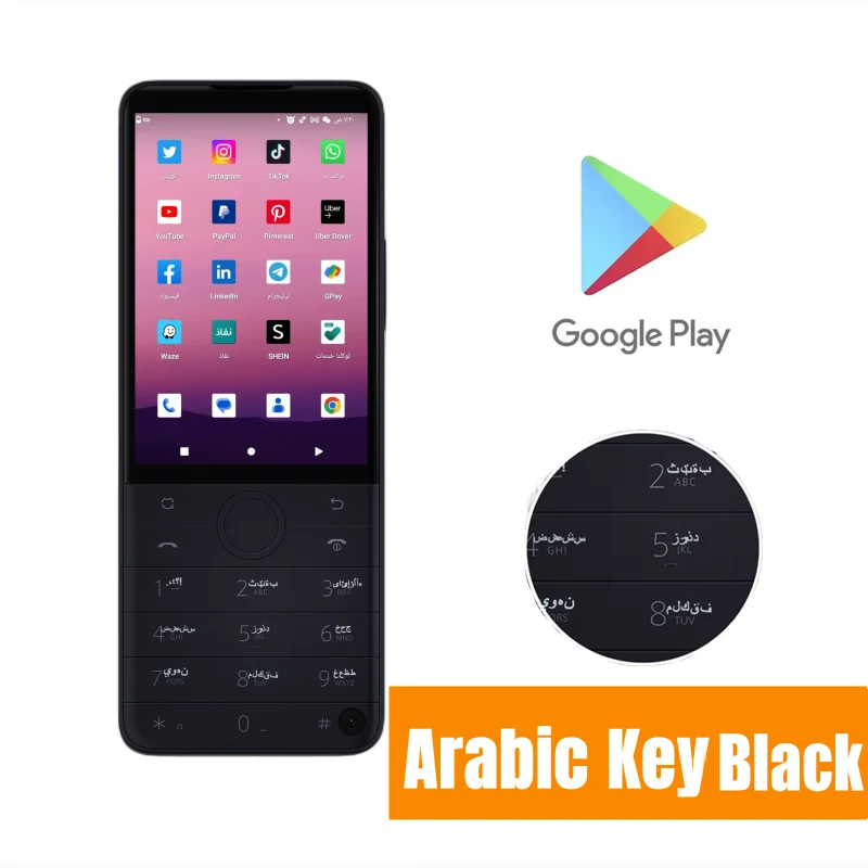 Duo Qin F22 Pro Smart Phone Wifi 5G+3.5 Inch 6GB 64GB Add Google Store Android QinGlobal Version Mobile Phone