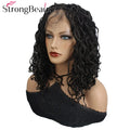 StrongBeauty Full Double Lace Glueless Braided Wig Square Knotless Box Braided Wigs Women Wig with Baby Hair 16"