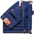 Men's Casual Straight Stretch Jeans Spring Autumn | SAMAG