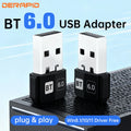 Bluetooth 5.4/6.0 USB Adapter Wireless Audio Transmitter Receiver Mini Dongle For PC Laptop Mini Driver Free Win10 Win11