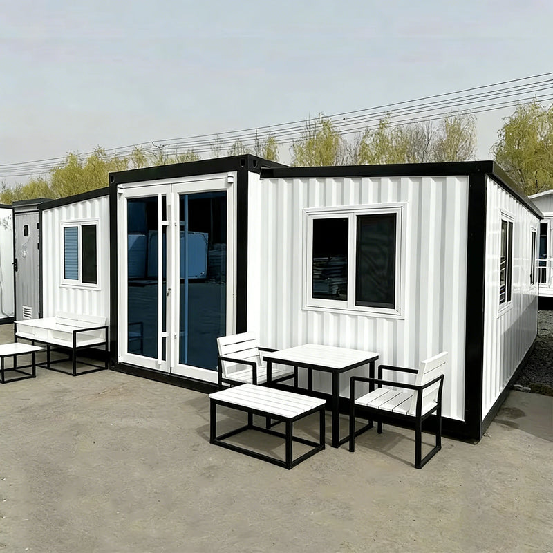 20FT/40 Portable Folding Steel Container House Prefabricated Tiny Home with 2/3 Bedroom Modular Expandable Housing customizable