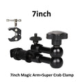 7/11/20 Inch Metal Articulating Magic Arm Super Clamp Holder Stand for DSLR Camera Monitor Phone Studio Photography Accessories