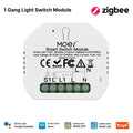 MOES Tuya WiFi/Zigbee Smart Switch Module Light Control Dimmer Curtain 1%-100% Voice Control Work with Alexa Google Home RF433