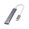 4-Port USB Hub Type C Extender Splitter Adapter OTG Docking Station for MacBook pro 13/15 Air PC Laptop - Phone Charging Compu