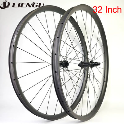 32er MTB Asymmetry Carbon Wheelset Tubeless 40mm Width | SAMAG