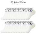 10/20/30 Pairs Ankle Socks Men Women Cotton Brand | SAMAG