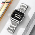 SKMEI 2478 Luxury Business Men's Digital Watch Waterproof Countdown Alarm Clock Stainless Steel Fashion Electronic Clock Reloj