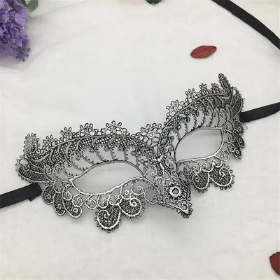 Women's Sexy Half Face Animal Lace Party Mask | SAMAG