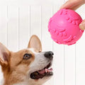 Dogs Interactive Toys Soft TPR Toys for Dog Pet Teeth Cleaning Bite Resistance Squeaky Dog Ball Toy