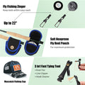 Maximumcatch 3-8WT Fly Fishing Rod And Reel Combo Set 8'6''/9' Medium-fast Fly Rod Pre-spooled Fly Reel & Line &Triangle Tube