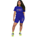 Women T-Shirts New Quality Casual Woman Clothing Summer Two Piece Set for O-Neck Shorts Daily Short Sleeve Tracksuit Hot Sales