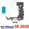 OEM Bottom USB Mic Board Quick Charger Dock Connector Charging Port Flex Cable For iPhone SE 1 2 3 6 6s Plus + Sticker