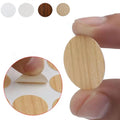 54Pcs Wooden Furniture Self Adhesive Screw Cap Cover Hole Stickers Wood Craft Desk Cabinet Drawer Art Sticker Ornament