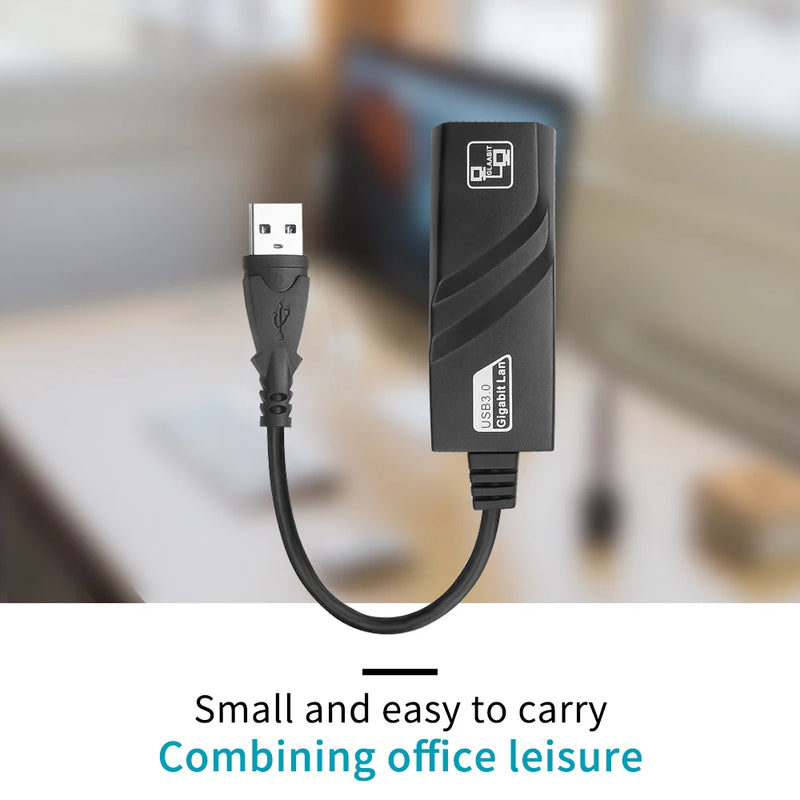 USB3.0 100/1000Mbps Wired USB & Type C To Rj45 Lan Ethernet Adapter Network Card for PC Macbook Windows 10 - Visuel 5 | SAMAG