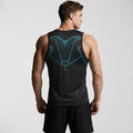 Summer Men Shapewear Ionic Shaping Vest Sleeveless Shirt Tight Compression Shirts Tank Top Body Shaper Breathable Ice Silk Vest