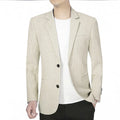 2026 Spring/Summer New Collection Mid-Term Young Men Business Casual Slim-Fitting Dad's Single Suit Jacket Overcoat