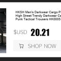 HKSH Spring Summer New Men's RO Style Round Collar Printed T-shirt Oversized Chic Cotton Chic Top American Loose Y2K Tees HK4638
