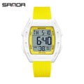 SANDA 6506 Men's Electronic Watches Stopwatch Alarm 5ATM Waterproof Sports Digital Watch for Men Luxury Shockproof Clock Reloj