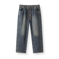 Semir Men Jeans Retro Wide Straight Side Stripe Elastic | SAMAG