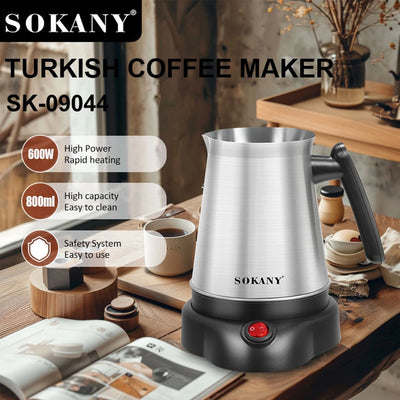 Turkish Greek Coffee Moka Tea Pot Maker Machine 800ML | SAMAG