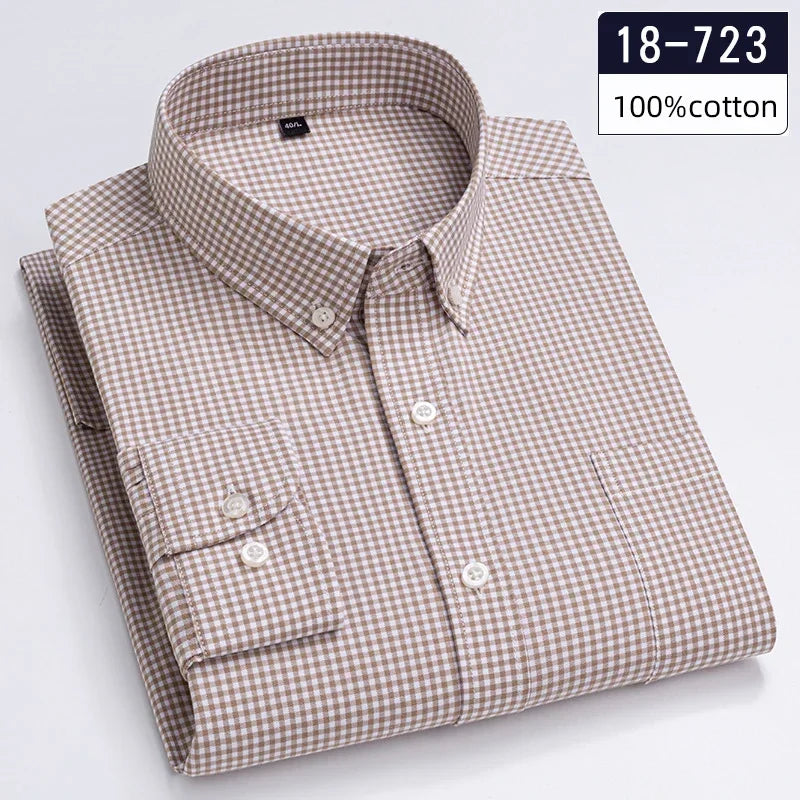 New in Shirt High-Quality 100% Cotton Long-Sleeve for Men | SAMAG