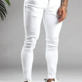 Stretch Slim Fit Skinny White Jeans for Men Tight Little | SAMAG