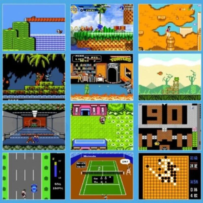 Retro Portable Mini Handheld Video Game Console 8 Bit 3.0 Inch Color LCD Kids Color Game Player Built in 500 Games