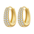 Orstarry S925 Sterling Silver 18k Gold Modern Square Earrings Hoop Earrings For Women Jewelry Original Trendy Anniversary Gifts