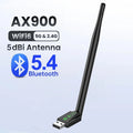 WIFI 6 AX900 USB Adapter Bluetooth 5.4 Wireless Network Card 2.4G&5GHz Wi - Fi Antenna For PC/Laptop Win10/11 Driver | SAMAG