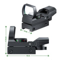 Bestsight Red Dot Sight Holographic Reflex Sight 4 Reticle Optics Red and Green Illuminated Collimator Sight Hunting Scopes