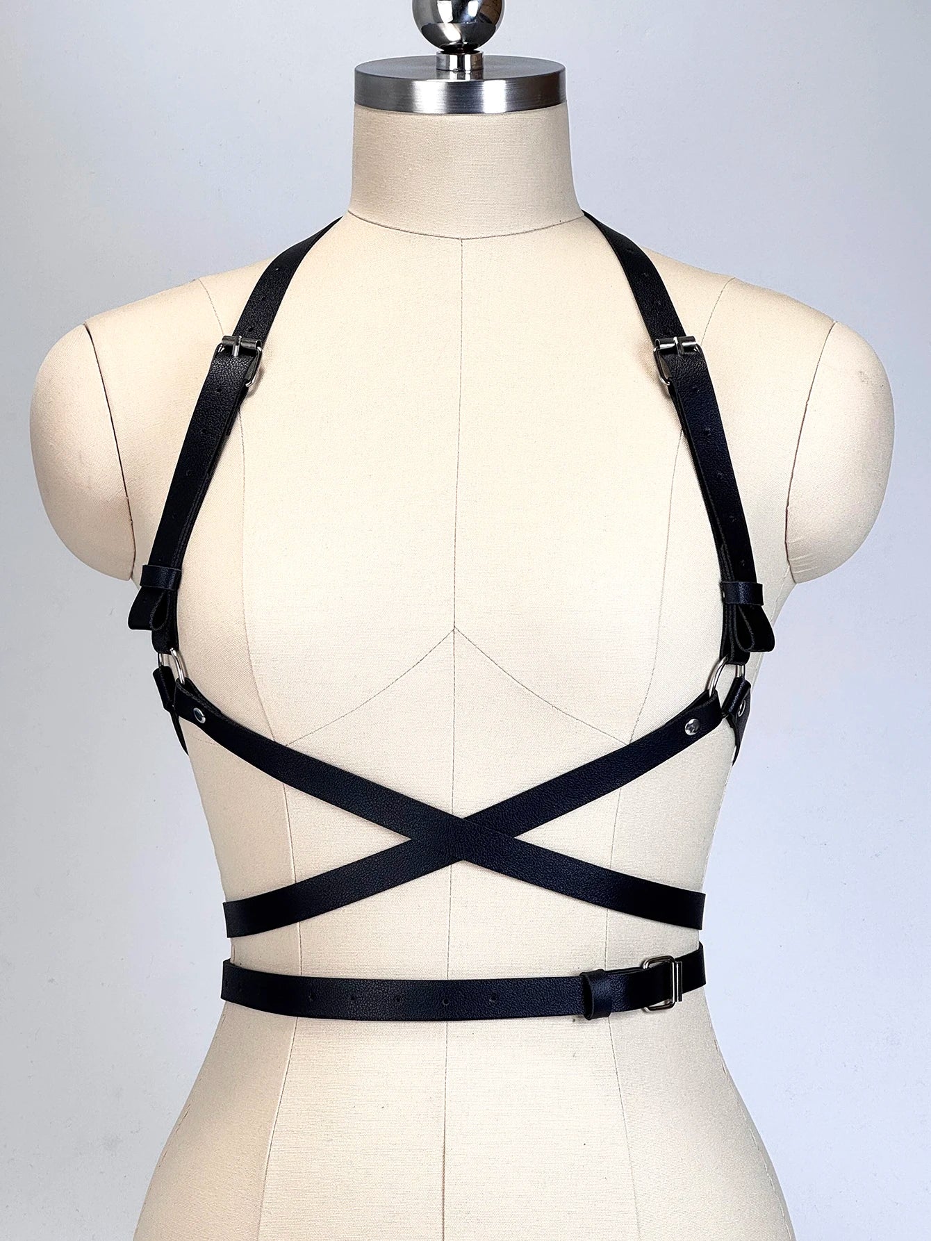 Women Punk Fashion Leather Belt Street Style Waistband Suspenders for Women Body Harness Corset Belt Gothic Clothing Accessories
