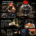 New 1400mAh Battery Sports Smart Watch 1.7” SOS+Flashlight Exercise Record Bluetooth Call Waterproof Health Watch For Android iO