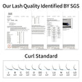 NAGARAKU 6 Cases False Eyelash Extension Supplies Synthetic Mink Individual Length 7-15 Mix 16-20 Mix 16 Lines High Quality Soft