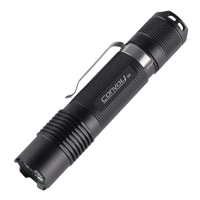 Convoy S8 SST40 Flashlight 18650 Linterna Led EDC Torch Camping Fishing Lantern Flash Light Work  Zaklamp Latarka