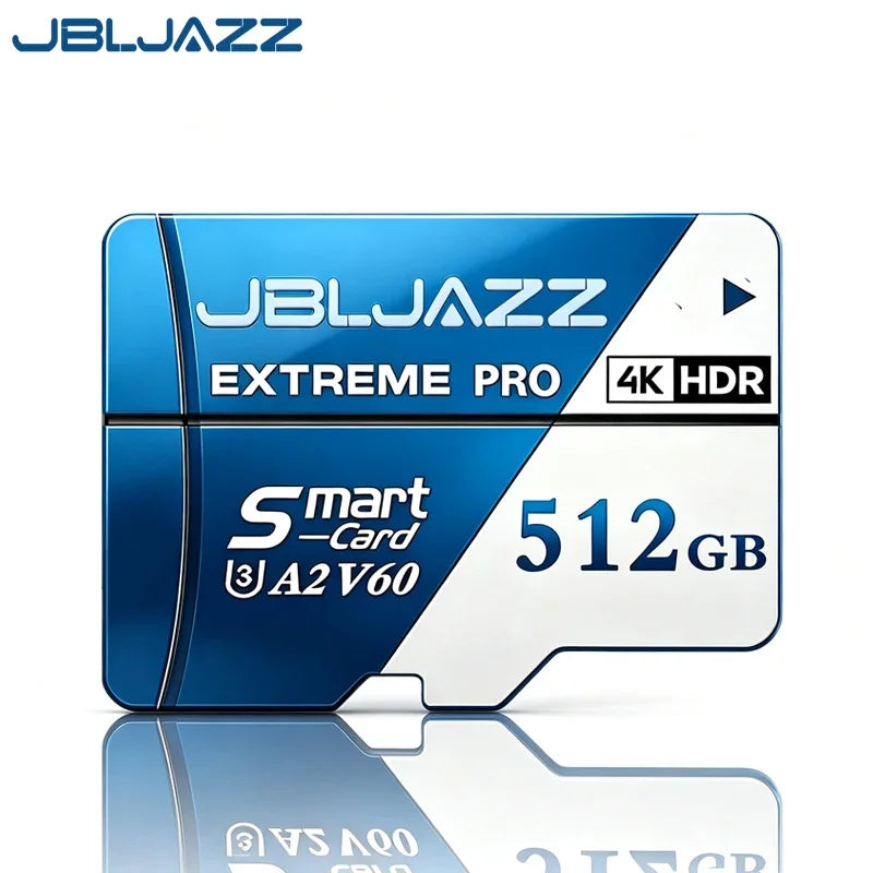 High-Speed Memory Card 128GB 256GB 512GB V30 A2 4K SD Card Micro TF SD Card for Smartphone/Tablet/Camera/Switch/Drone Cross-Use