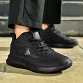 Chef shoes four seasons soft sole non-slip waterproof oil-proof kitchen work shoes men's plus size fashion casual light sneakers